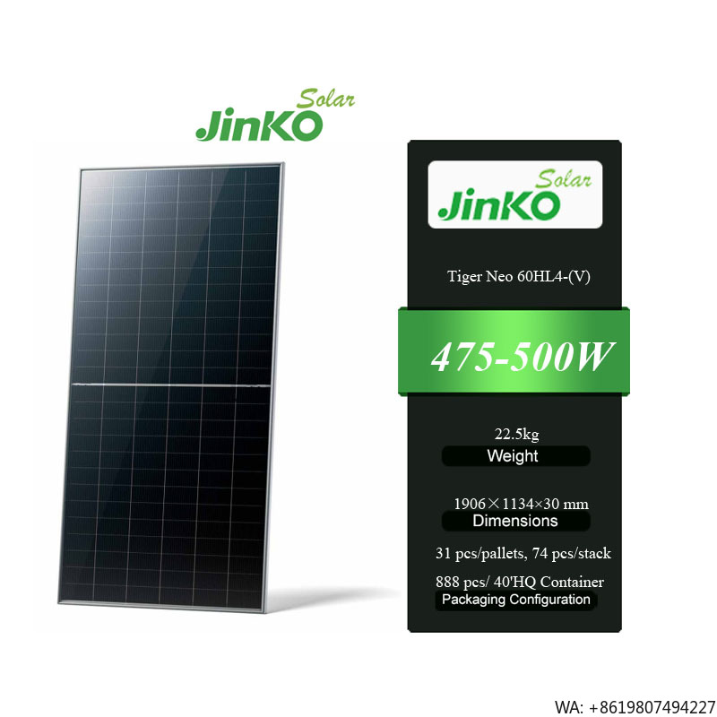 Jinko Tiger Neo 60HL4-(V) 475- - đánh giá và giá Jinko Solar Panel Tiger Neo