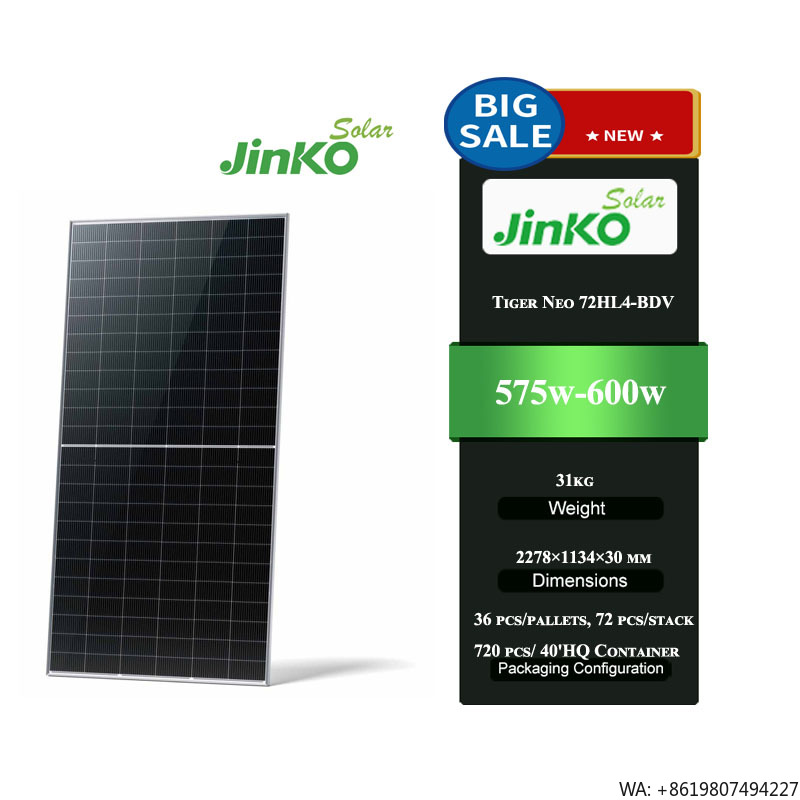 Jinko Tiger Neo 72HL4-BDV 575- - đánh giá và giá Jinko Solar Panel Tiger Neo