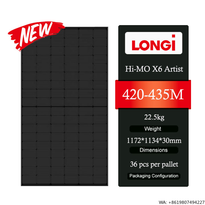 Longi Hi-MO X6 Artist LR5-54HT - đánh giá và giá Longi Panel Lr5