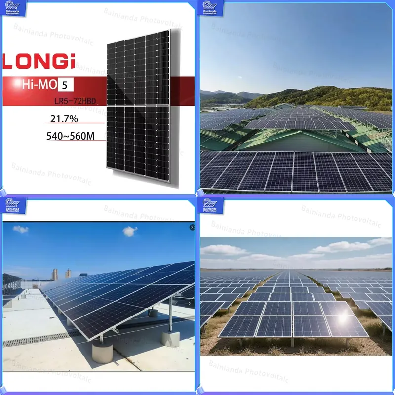 LONGi LR5-72HBD 535W 540W 545W - đánh giá và giá Longi Panel Lr5