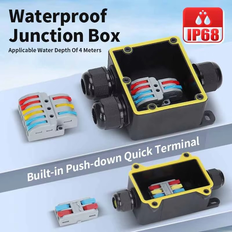 Junction Box Waterproof IP68 2 - đánh giá và giá Cable Gland Waterproof